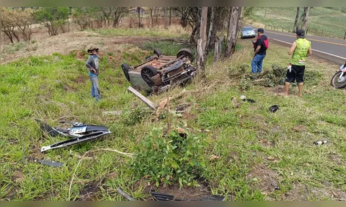 Motorista fica ferido após acidente entre Kaloré e Marumbi