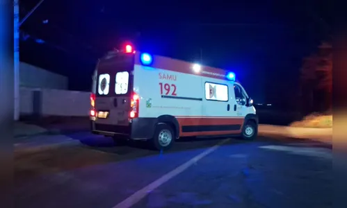 Motociclista fica em estado grave após cair em estrada de Apucarana