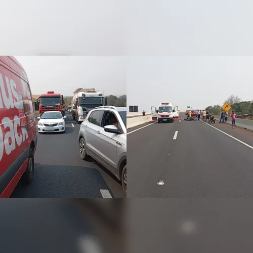 Motociclista morre em acidente no contorno de Jandaia do Sul; veja