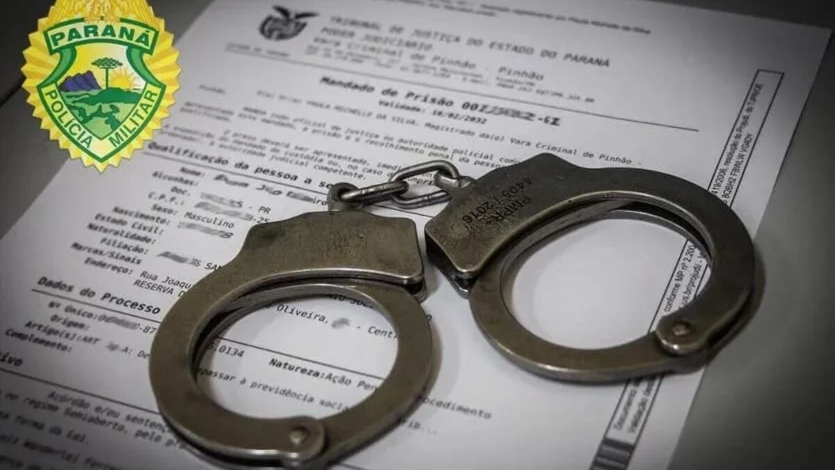 PM cumpre mandados de prisão em Jardim Alegre e Ivaiporã
