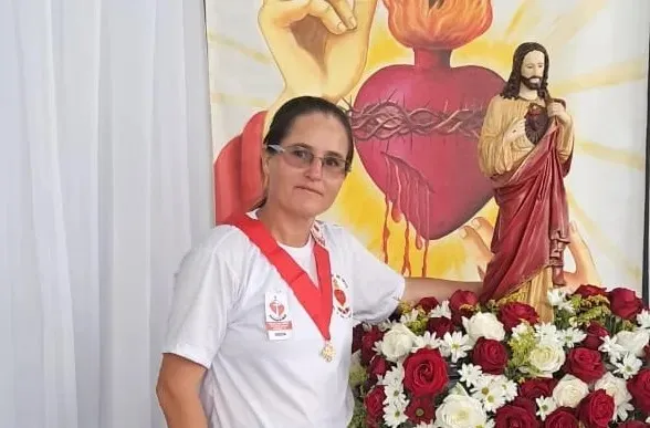 Cacilda Tavares é ministra da Paróquia Nossa Senhora do Perpétuo Socorro