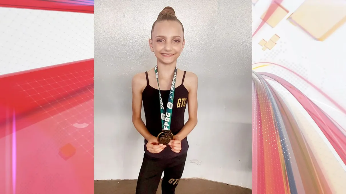 Luana Pego Reczkowski tem apenas 9 anos de idade