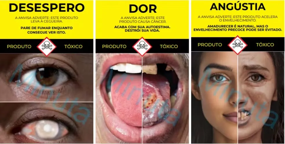 Novas imagens e mensagens propostas pela Anvisa ressaltam os efeitos nocivos do tabaco