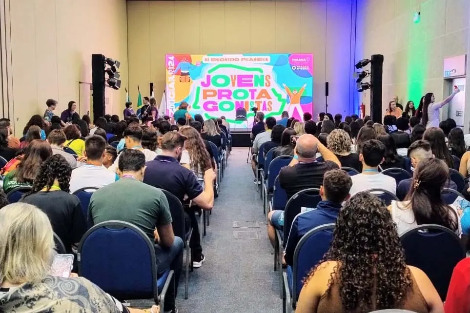 O 3º Encontro Paranaense de Jovens Protagonistas, acontece até quinta-feira (17) em Foz do Iguaçu, no Oeste