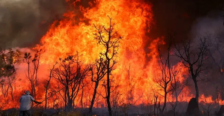 PF procura suspeito de incêndio