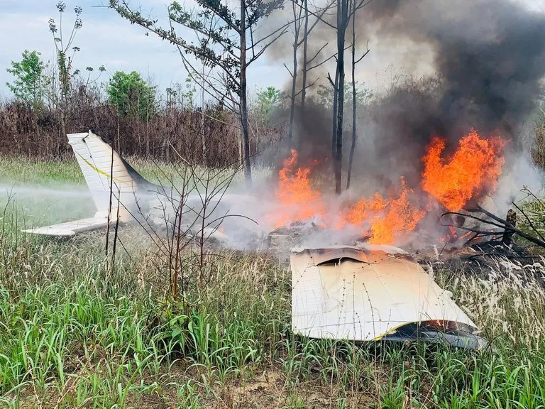 Parte da droga foi incinerada, enquanto o restante foi apreendido para exame pericial.