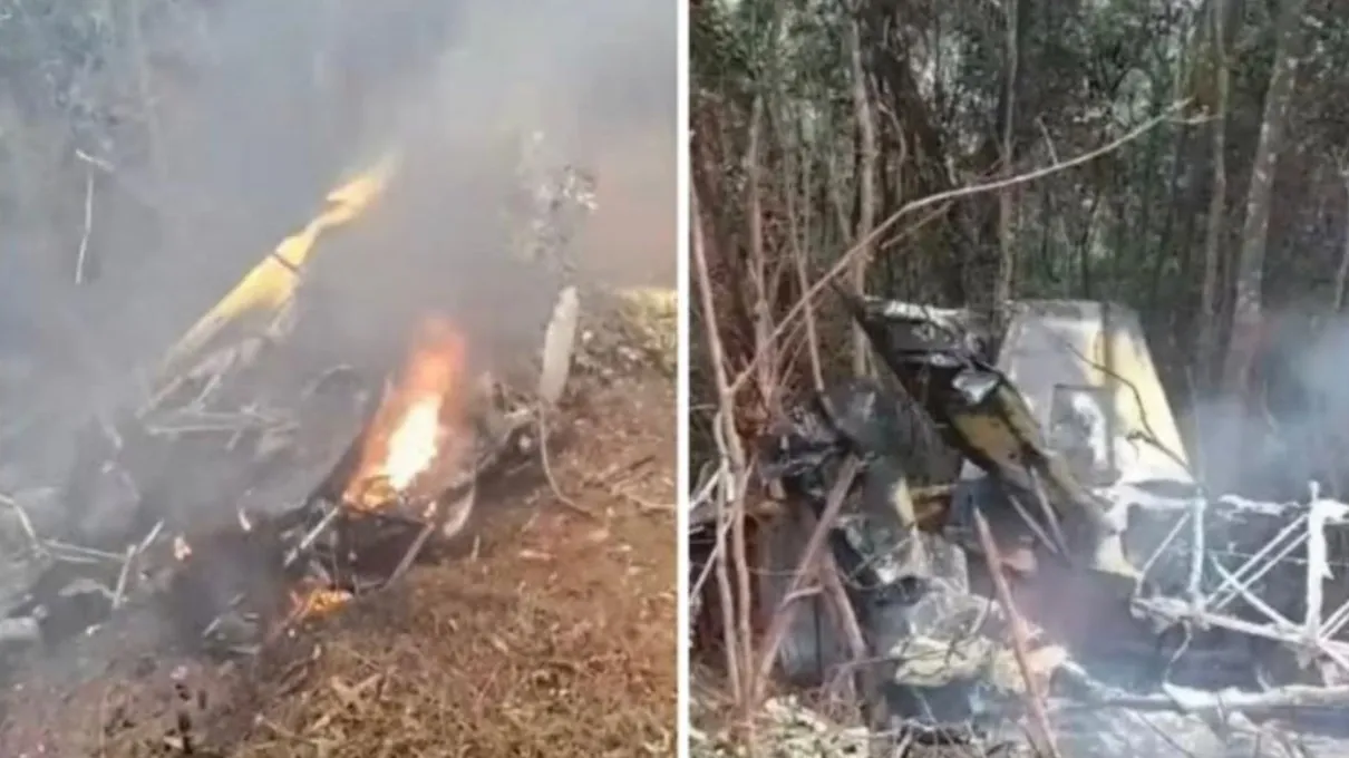 Seis bombeiros morrem em acidente aéreo em Minas Gerais