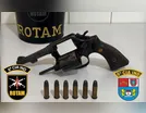 Idoso de 66 anos é preso por porte ilegal de arma de fogo