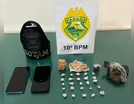 Rotam apreende adolescente após encontrar drogas em Marilândia do Sul