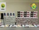 Passageiros de ônibus são flagrados com cigarros e celulares no PR-444