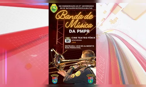 10º Batalhão de Polícia Militar celebra 47 anos com concerto