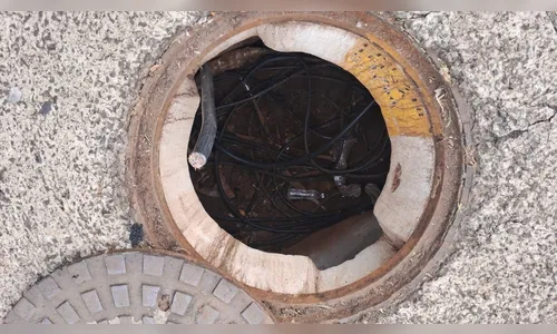 De novo: fios de cobre são furtados no centro de Apucarana