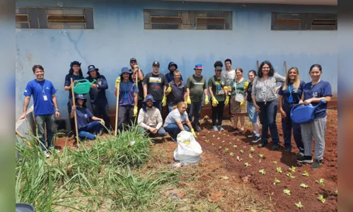 Sanepar prepara moradores para hortas comunitárias de Arapongas