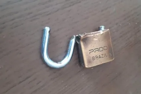 O ladrão invadiu o barracão após arrombar o caceado