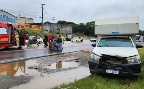 A vítima apresentou contusão no crânio e foi encaminhada ao Hospital Cajuru