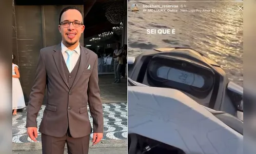 Influenciador morre após colisão de motos aquáticas no litoral de SP