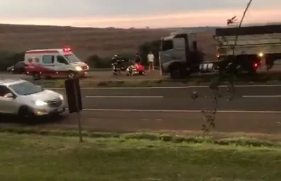 Acidente em Cambira deixou vítima ferida