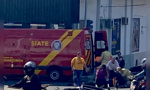 Ciclista é encaminhado a UPA após ser atropelado por carro em Ivaiporã