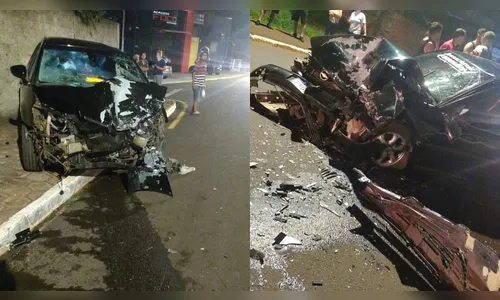 Colisão frontal entre dois veículos deixa sete feridos em Apucarana