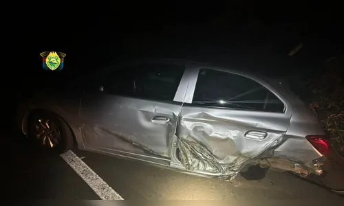 Motorista de Ivaiporã escapa ileso de acidente com Jeep na PR-445