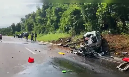 Policial militar morre em acidente envolvendo três veículos na BR-277