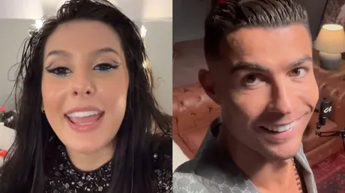 Ana Castela exibe presentes de Cristiano Ronaldo