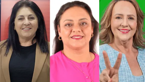 Ana Lúcia (MDB), de Cambira, Rosana do Ná (Republicanos), de Bom Sucesso, e Elaine Ferreira (PL), de Marumbi