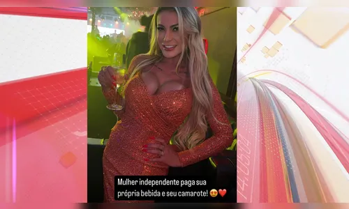 Andressa Urach curte balada solteira: "Mulher pode ser independente"