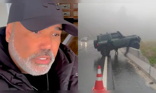 Cantor da dupla Rick e Renner sofre acidente de carro em rodovia
