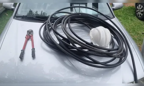 Homens se disfarçam de técnicos para furtar fiação em Arapongas