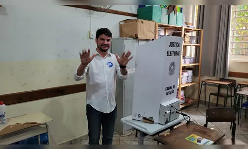 Rafael Cita vota e fala em vitória: 