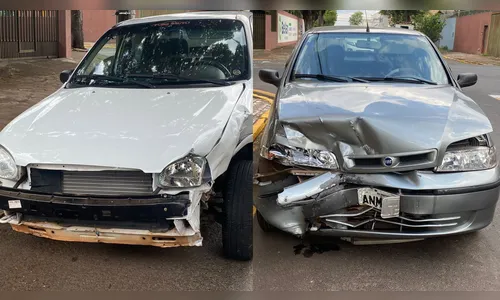 Motorista fica ferida após acidente em cruzamento de Apucarana