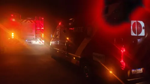 Bombeiros e Samu foram ao local