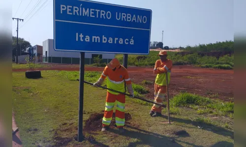 DER/PR melhora sinalização viária da PR-436 em Bandeirantes