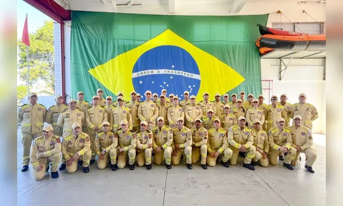 Bombeiros formam integrantes para força-tarefa que atua em desastres