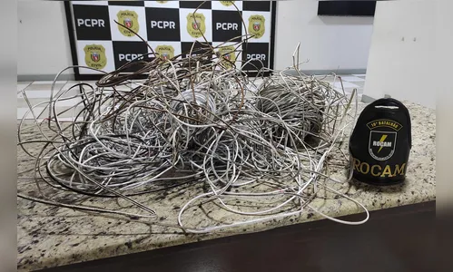 Homem é preso após furtar fiação de supermercado em Apucarana