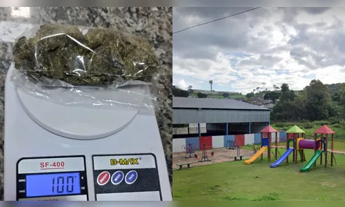 Casal é preso com droga após se esconder em brinquedo de criança