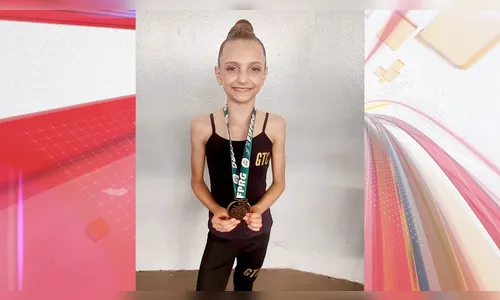 Jovem ginasta de Apucarana é campeã paranaense em Maringá