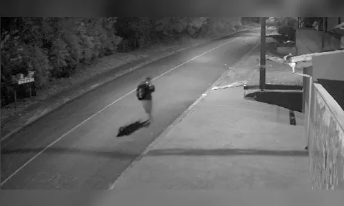 Vídeo mostra autor de furto de fios de internet em Apucarana; veja