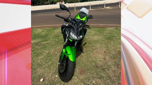 Moto envolvida no acidente é uma Kawasaki Z400