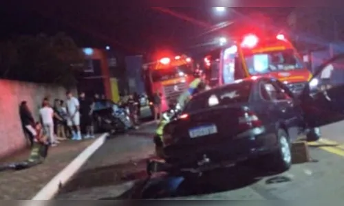 Quatro crianças estão entre as vítimas de colisão frontal em Apucarana