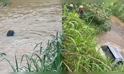Jovem é encontrada morta dentro de carro submerso após temporal