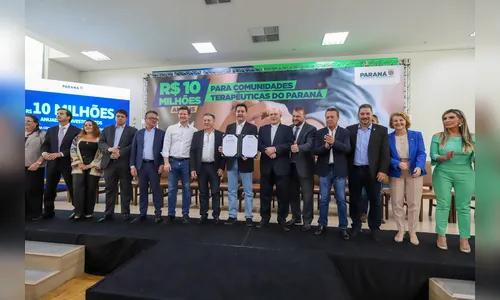 Governador anuncia R$ 10 milhões por ano para comunidades terapêuticas