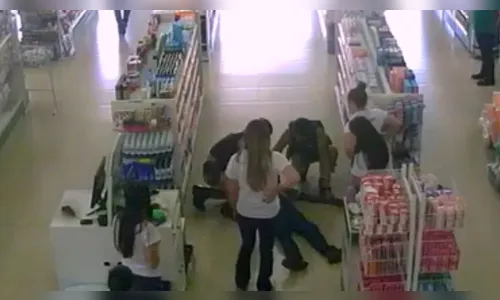 Policiais militares salvam homem após infarto em farmácia de Ivaiporã