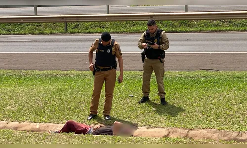 Rapaz é visto correndo com faca, cai e se fere em Apucarana