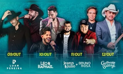 Com atrações sertanejas, Arapongas Fest começa nesta quarta (09)