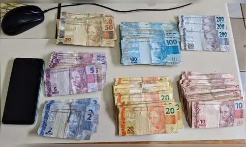 Motociclista tenta fuga da PM e é flagrado com R$ 6,8 mil em dinheiro