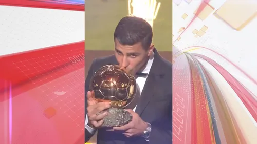 Rodri recebeu prêmio da Bola de Ouro