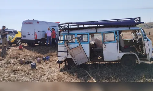 Acidente com trabalhadores deixa um morto e quatro feridos em Faxinal