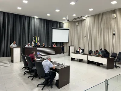 Sessão ordinária realizada na Câmara de Vereadores de Apucarana